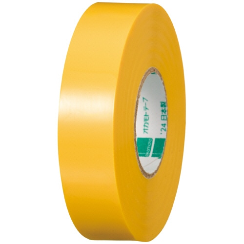オカモト　ビニールテープ　Ｎｏ．４７１　１９ｍｍ×２０ｍ　黄　１巻