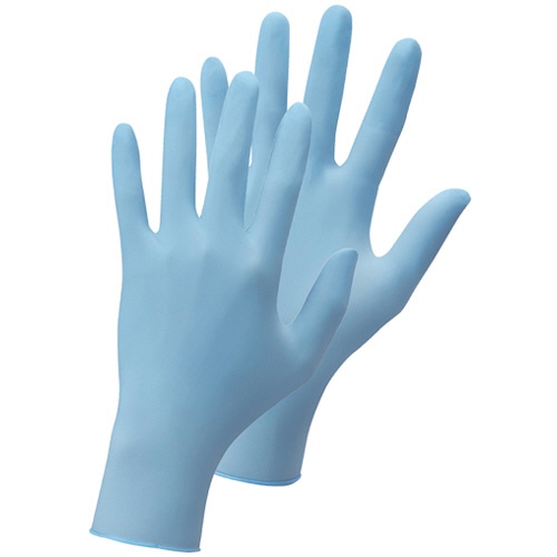 ショーワグローブ　ニトリスト・ＣＦ　Ｍ　ブルー　ＮＯ８９３－Ｍ　１箱（１００枚）