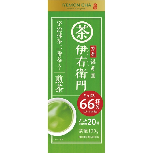 宇治の露製茶 伊右衛門 抹茶入り煎茶 100g 1袋