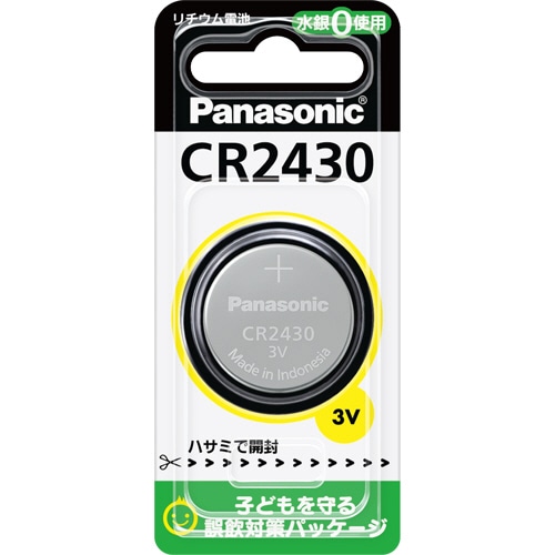 パナソニック コイン形リチウム電池 3V CR-2430P 1個