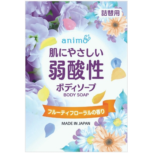 ロケット石鹸　肌にやさしい弱酸性ボディソープ　フルーティフローラル　詰替用　３４０ｍＬ　１個