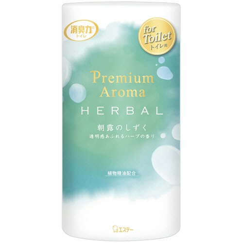 エステー　トイレの消臭力　Ｐｒｅｍｉｕｍ　Ａｒｏｍａ　ＨＥＲＢＡＬ　朝露のしずく　４００ｍＬ　１個
