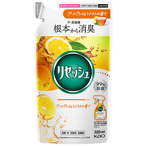 花王　リセッシュ　除菌ＥＸ　アールグレイ＆シトラスの香り　つめかえ用　３２０ｍＬ　１個