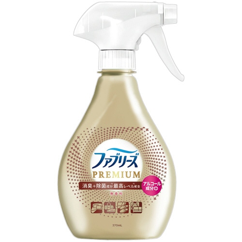 Ｐ＆Ｇ　ファブリーズ　ダブル除菌＋消臭　プレミアム　無香料　本体　３７０ｍＬ　１本