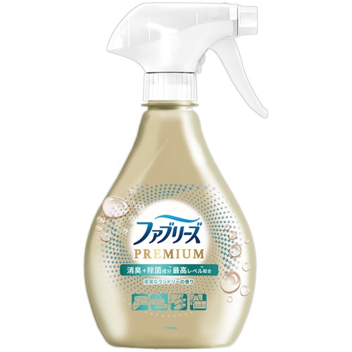 Ｐ＆Ｇ　ファブリーズ　ダブル除菌＋消臭　プレミアム　清潔なランドリーの香り　本体　３７０ｍＬ　１本