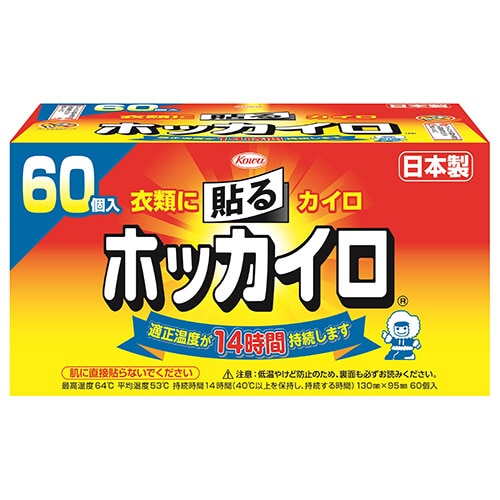 興和 ホッカイロ 貼るタイプ レギュラー 1箱(60個)