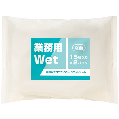 ＴＡＮＯＳＥＥ　再生材入り業務用フロアワイパーシート　ウエット＆除菌　１パック（３０枚）