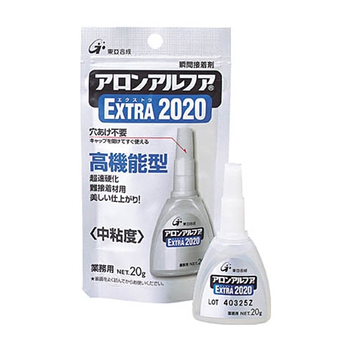 東亞合成 アロンアルフア エクストラ2020(難接着素材用) 中粘度型 20g AA-2020-20AL 1個