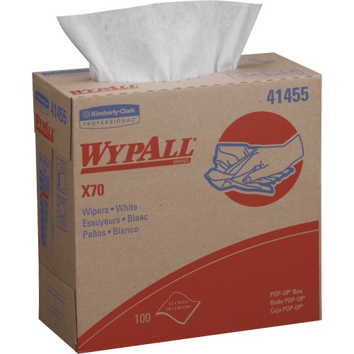 日本製紙クレシア ワイプオールX70 スモールポップアップ シングル 60226 1パック(100枚)