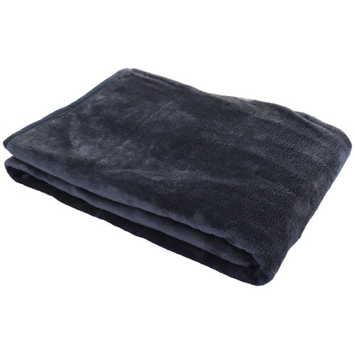 千住　ＴＥＫＮＯＳ　洗えるフランネル敷毛布　１４０×８０ｃｍ　グレー　ＥＭ－５４１Ｆ　１枚