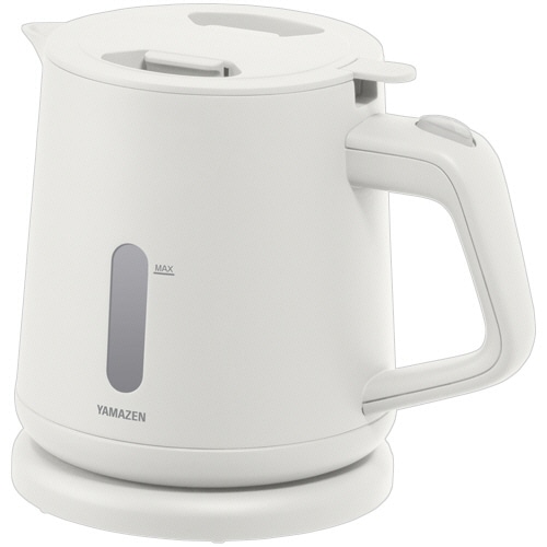 ＹＡＭＡＺＥＮ　湯こぼれ防止電気ケトル　１．０Ｌ　ホワイト　ＹＫＵ－Ｓ１２１０Ｊ（Ｗ）　１台
