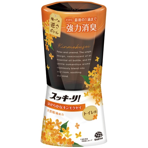 アース製薬　トイレのスッキーリ！　ほがらかなキンモクセイ　４００ｍＬ　１個