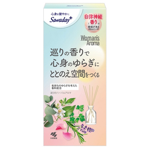 小林製薬　Ｓａｗａｄａｙ＋　Ｗｏｍａｎｓ　Ａｒｏｍａ　巡りのハーバルアロマの香り　本体　７０ｍＬ　１セット