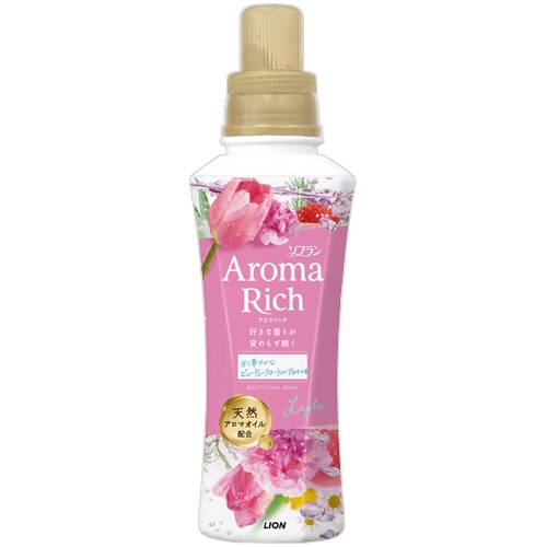 ライオン　ソフラン　アロマリッチ　レイラ　本体　４８０ｍＬ　１本