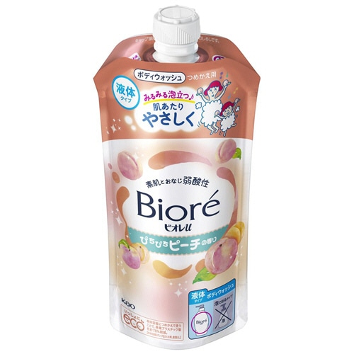 花王　ビオレｕ　ボディウォッシュ　ぴちぴちピーチの香り　つめかえ用　３２０ｍＬ　１パック