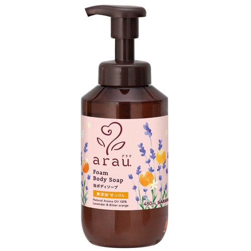 サラヤ　アラウ．泡ボディソープ　本体　４８０ｍＬ　１本