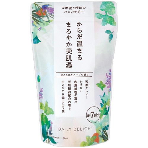 グローバルプロダクトプランニング　デイリーディライト　まろやか美肌バスパウダーＬ　ボタニカルハーブ　３５０ｇ　１個