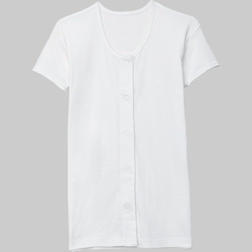 カワモト ワンタッチ肌着 半袖 婦人 M 077-850006-00 1着