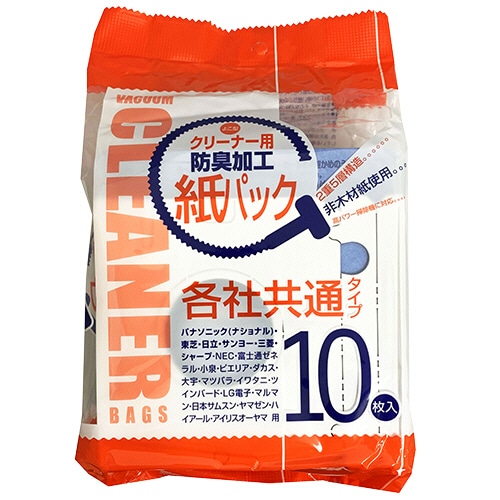 サンテックオプト そうじ機用紙パック 各社共通タイプ 防臭加工 STD-10K 1パック(10枚)