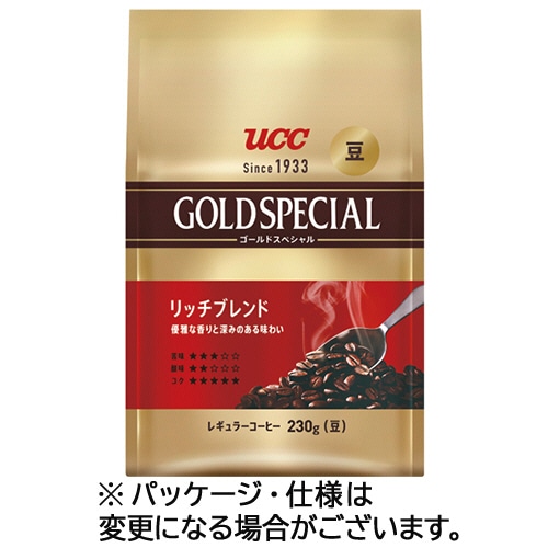 ＵＣＣ　ゴールドスペシャル　リッチブレンド　２３０ｇ（豆）　１袋