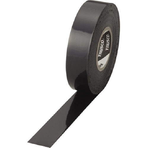 TRUSCO 耐熱・耐寒・難燃プレミアムビニールテープ 19mm×20m ブラック TMPM1920BK 1巻
