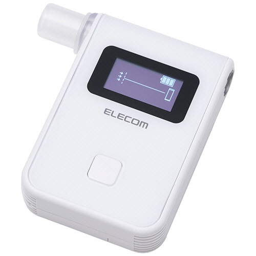 エレコム ALSmart 燃料電池式アルコールチェッカー ホワイト HCS-AC03BTWH 1個