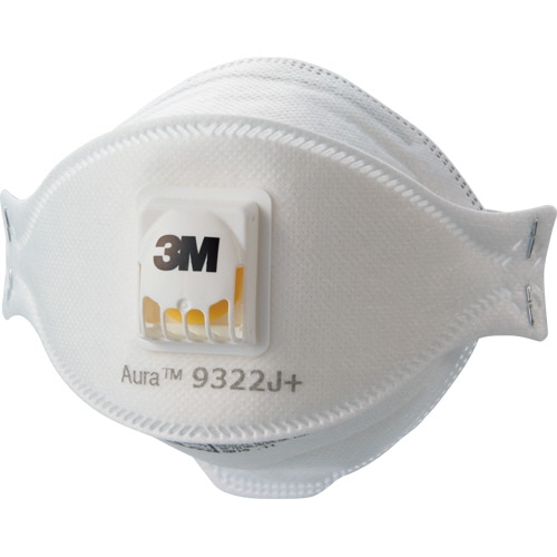 3M Aura 使い捨て式防じんマスク(弁付き) 9322J+DS2 1パック(10枚)