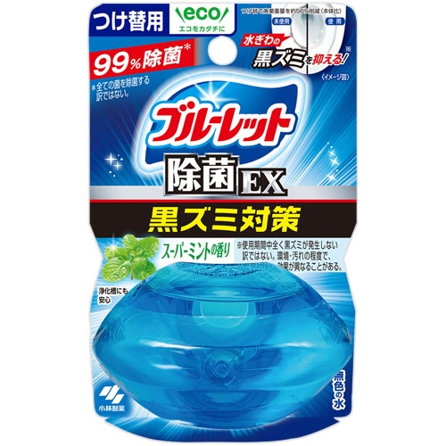 小林製薬 液体ブルーレットおくだけ 除菌EX スーパーミント つけ替用 70ml 1個