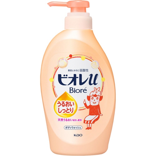 花王 ビオレu ボディウォッシュ うるおいしっとり肌 本体 480mL 1本