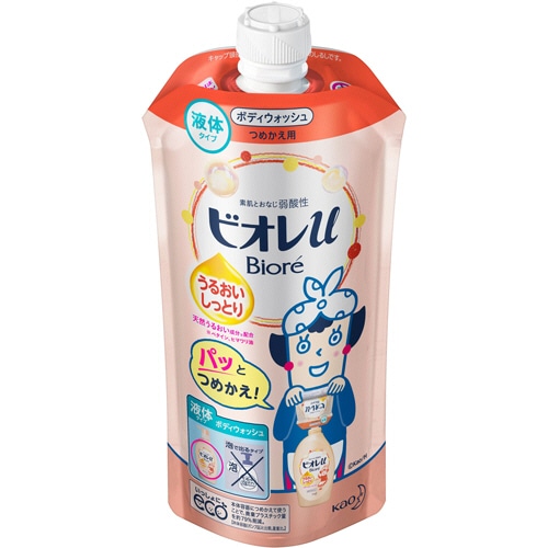 花王 ビオレu ボディウォッシュ うるおいしっとり肌 つめかえ用 340mL 1パック