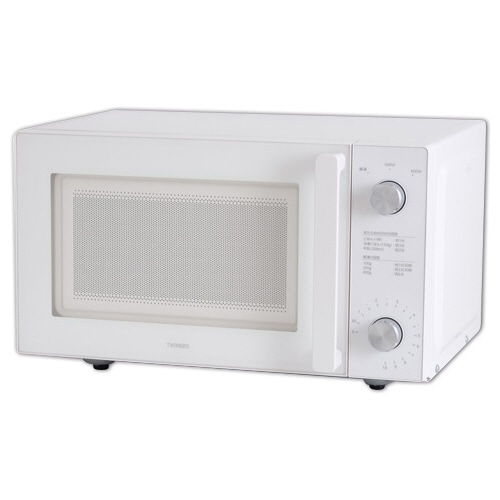 ツインバード フラット電子レンジ 20L ホワイト DR-LD20W 1台