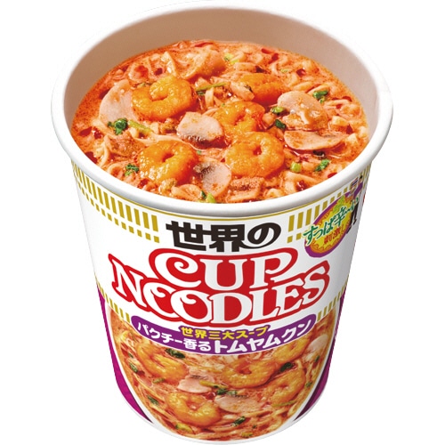 日清食品　カップヌードル　パクチー香るトムヤムクン　７５ｇ　１ケース（１２食）