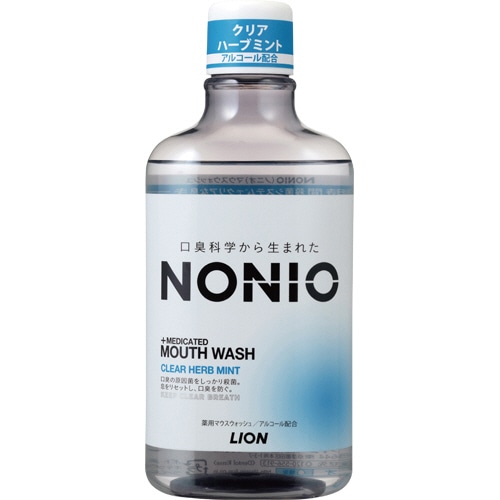 ライオン NONIO マウスウォッシュ クリアハーブミント 本体 600mL 1本