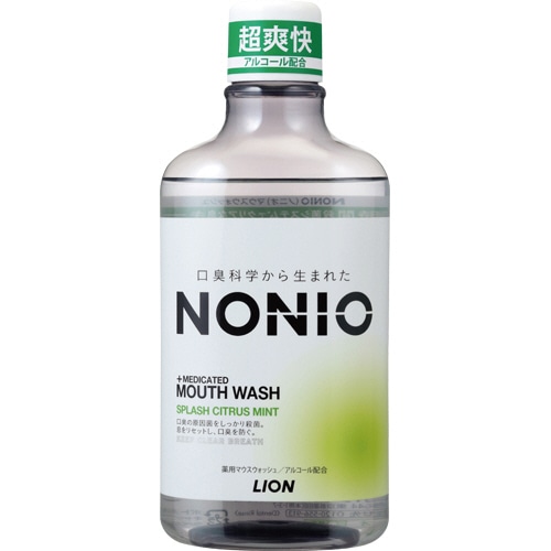 ライオン NONIO マウスウォッシュ スプラッシュシトラスミント 本体 600mL 1本