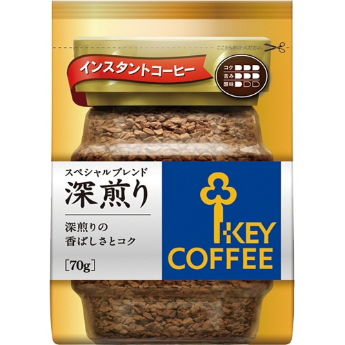 キーコーヒー インスタント スペシャルブレンド深煎り 70g 1袋