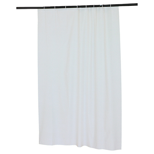 アーテック　シャワーカーテン　フック付き　１３０×１７８ｃｍ　ホワイト　１枚