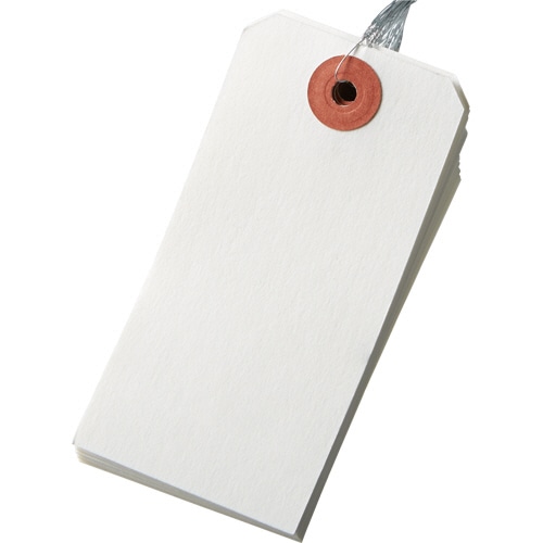 今村紙工 耐水紙 針金荷札 4号 45×90mm TH-4 1パック(100枚)