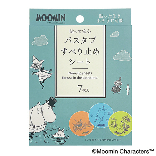 横井定　バスタブすべり止めシート　ムーミン　１箱（７枚）