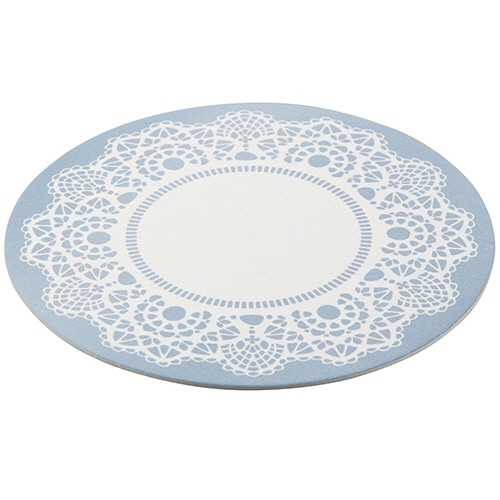 TANOSEE ペーパーコースター フラワー(丸) 厚さ1mm 1パック(100枚)