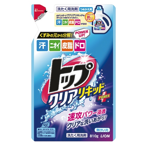 ライオン トップ クリアリキッド つめかえ用 810g 1個