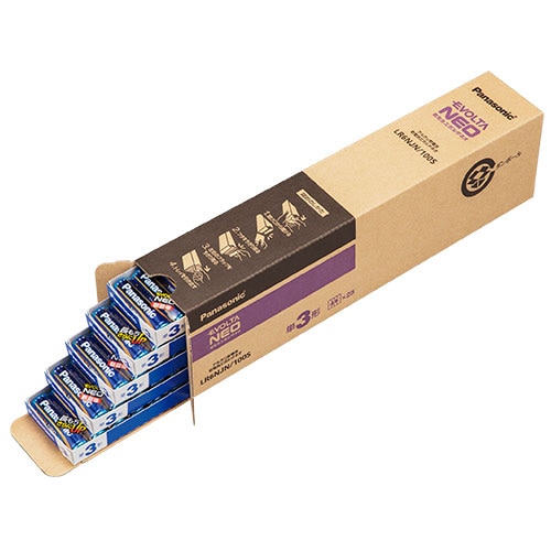 パナソニック アルカリ乾電池 エボルタNEO 単3形 LR6NJN/100S 1箱(100本)