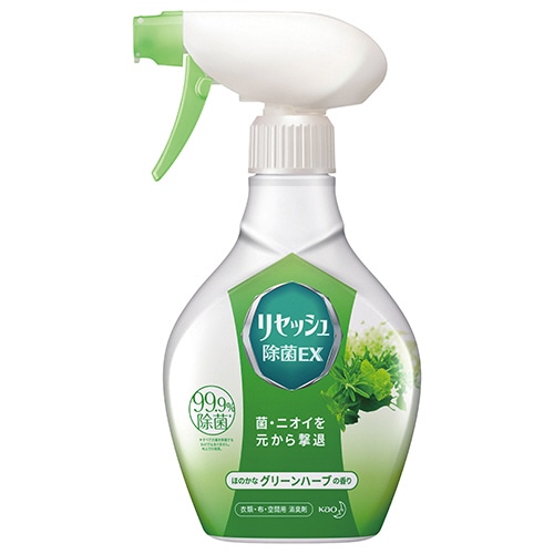 花王 リセッシュ 除菌EX グリーンハーブの香り 本体 370ml 1本