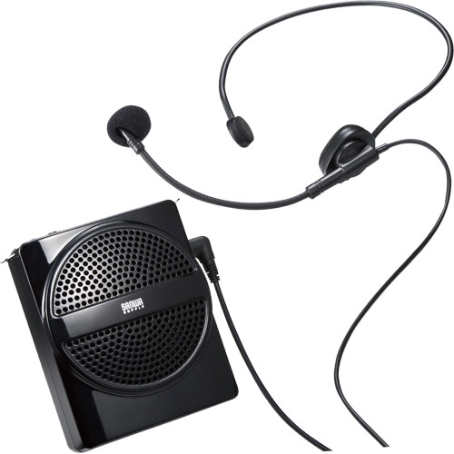 サンワサプライ ハンズフリー拡声器スピーカー ブラック MM-SPAMP2 1台