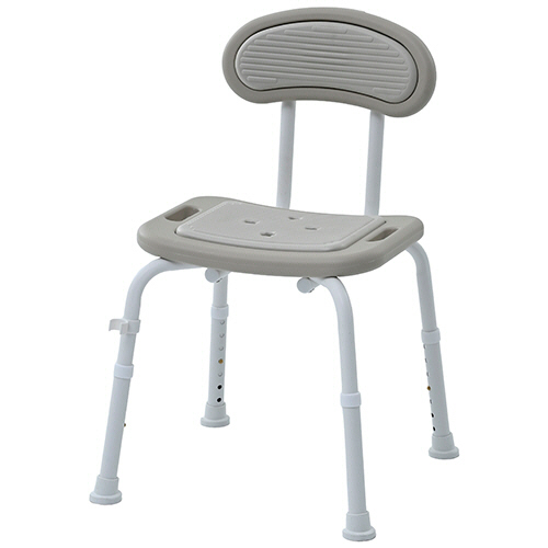 ＹＡＭＡＺＥＮ　シャワーチェア　背付き　グレージュ　ＫＣＢ－５４（ＧＧ）　１台