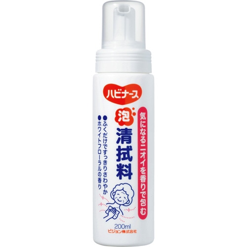 ピジョン ハビナース 気になるニオイを香りで包む清拭料 泡タイプ 200ml 1本