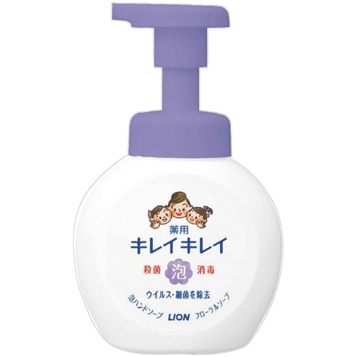 ライオン キレイキレイ 薬用 泡ハンドソープ フローラルソープの香り 本体 250mL 1個