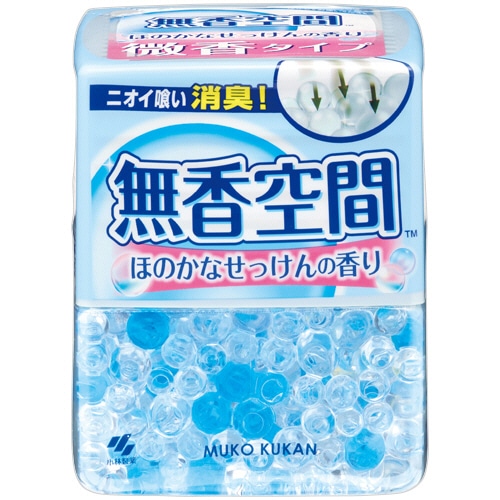 小林製薬 無香空間 ほのかなせっけんの香り 本体 315g 1個