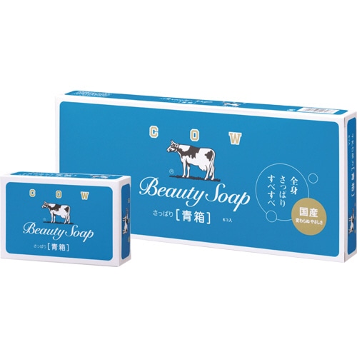 牛乳石鹸共進社 カウブランド 青箱 85g/個 1箱(6個)