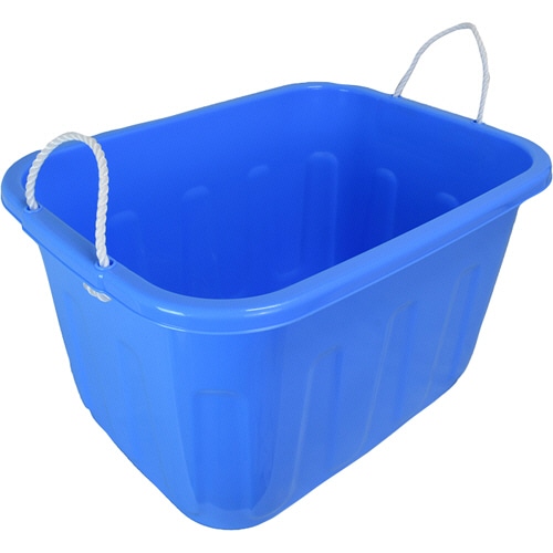 サンコープラスチック キングタブ 角型 60L ブルー 1個