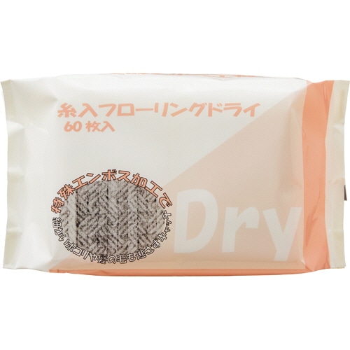 シンメイ フローリング用ドライシート 糸入り TY101 1パック(60枚)